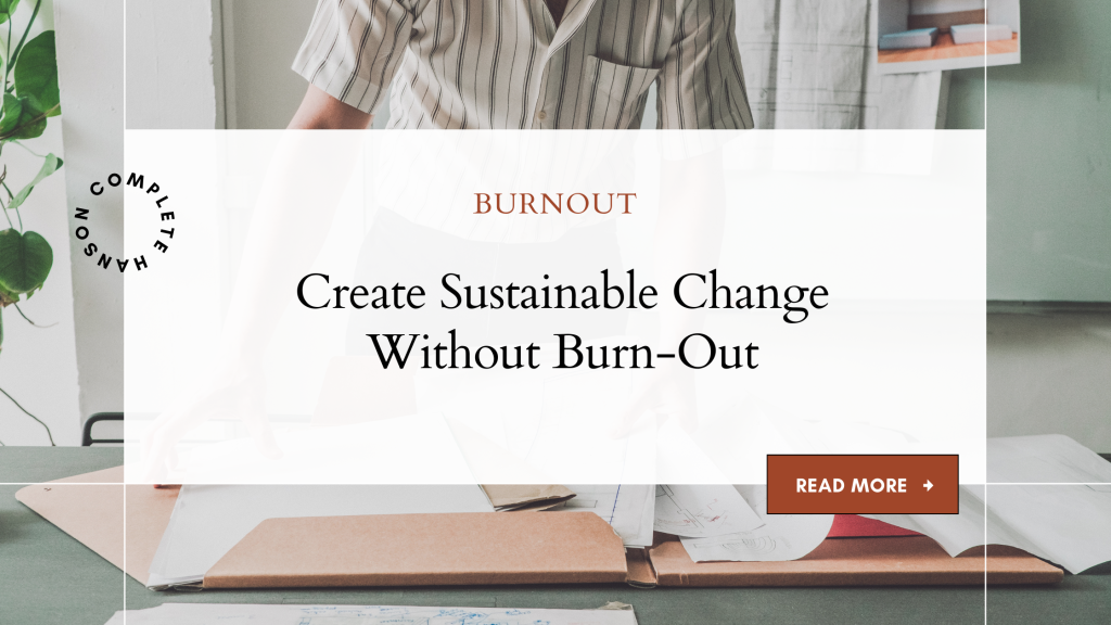 healing burnout